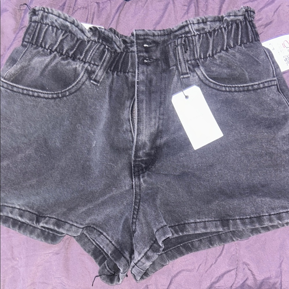 Forever 21 Black High Waist Shorts